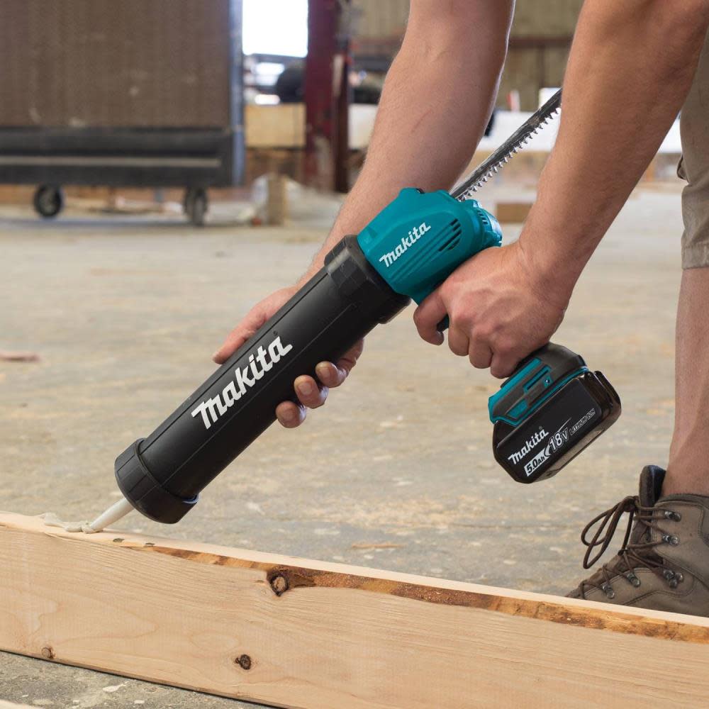 Makita LXT 18 Volt Lithium-Ion 29 oz Cordless Caulk and Adhesive Kit 5.0 Ah - Ascmtools
