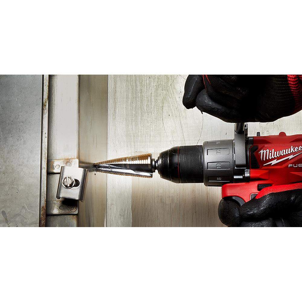 Milwaukee Cobalt Step Drill Bit #9 1/8-1-1/8″ - Ascmtools