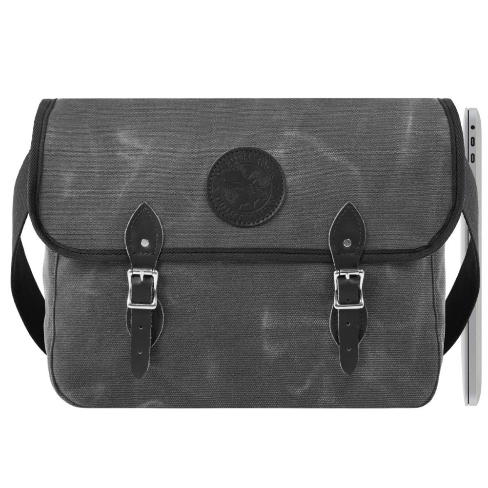 Duluth Pack 17 In. 13 Liter Capacity Wax Grey Laptop Book Bag - Ascmtools
