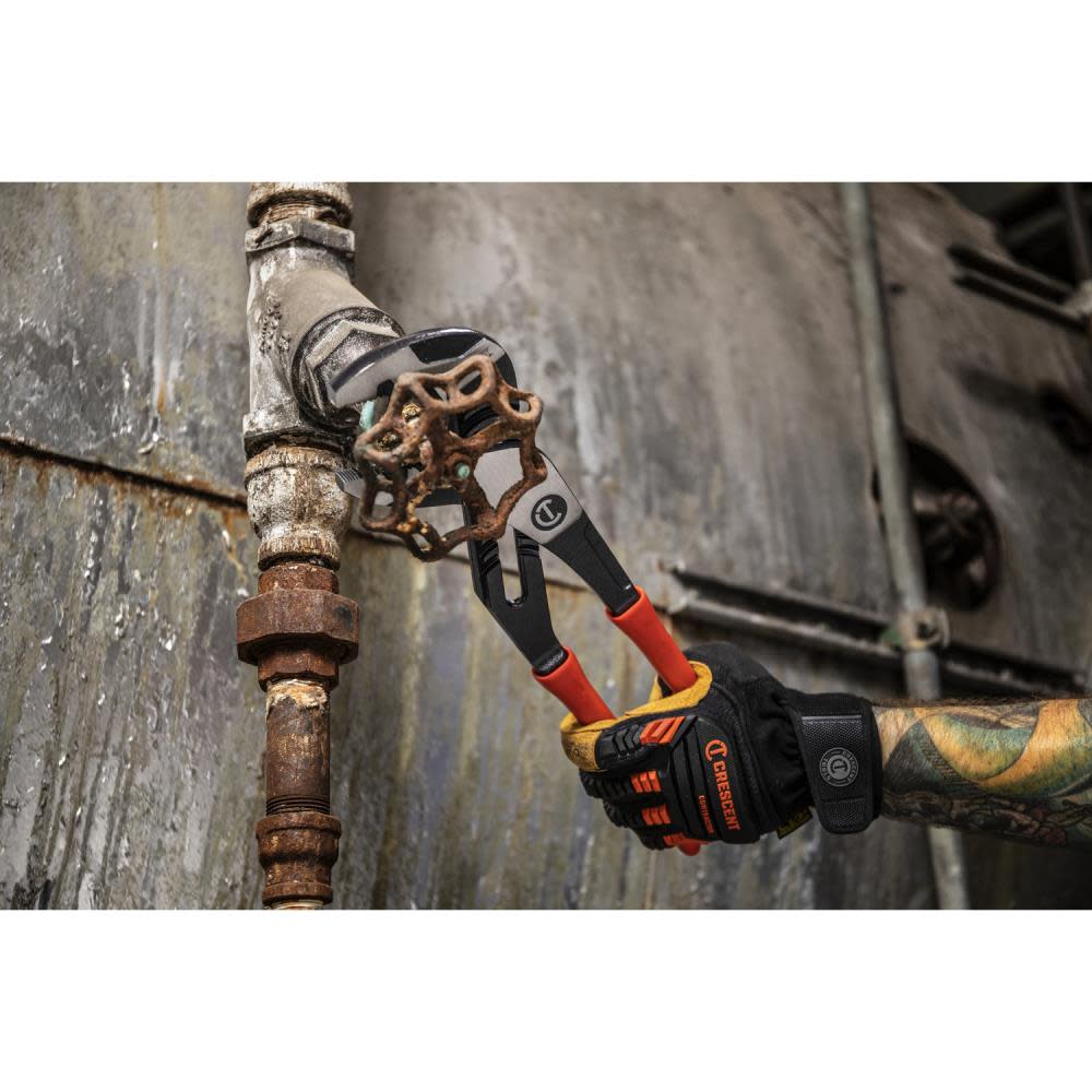 Crescent Z2 K9 Tongue and Groove Pliers Dipped Handle - Ascmtools