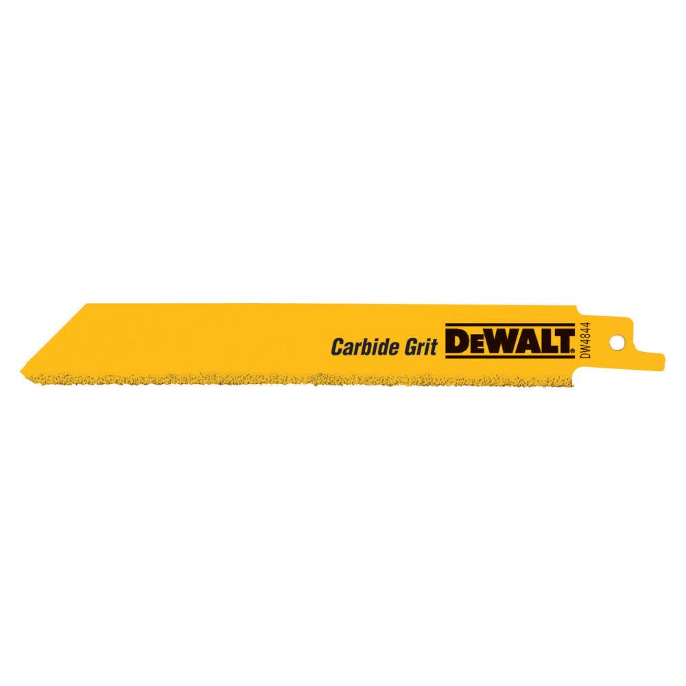 DEWALT 6 In Carbide Grit Recip Blade (5pk) - Ascmtools