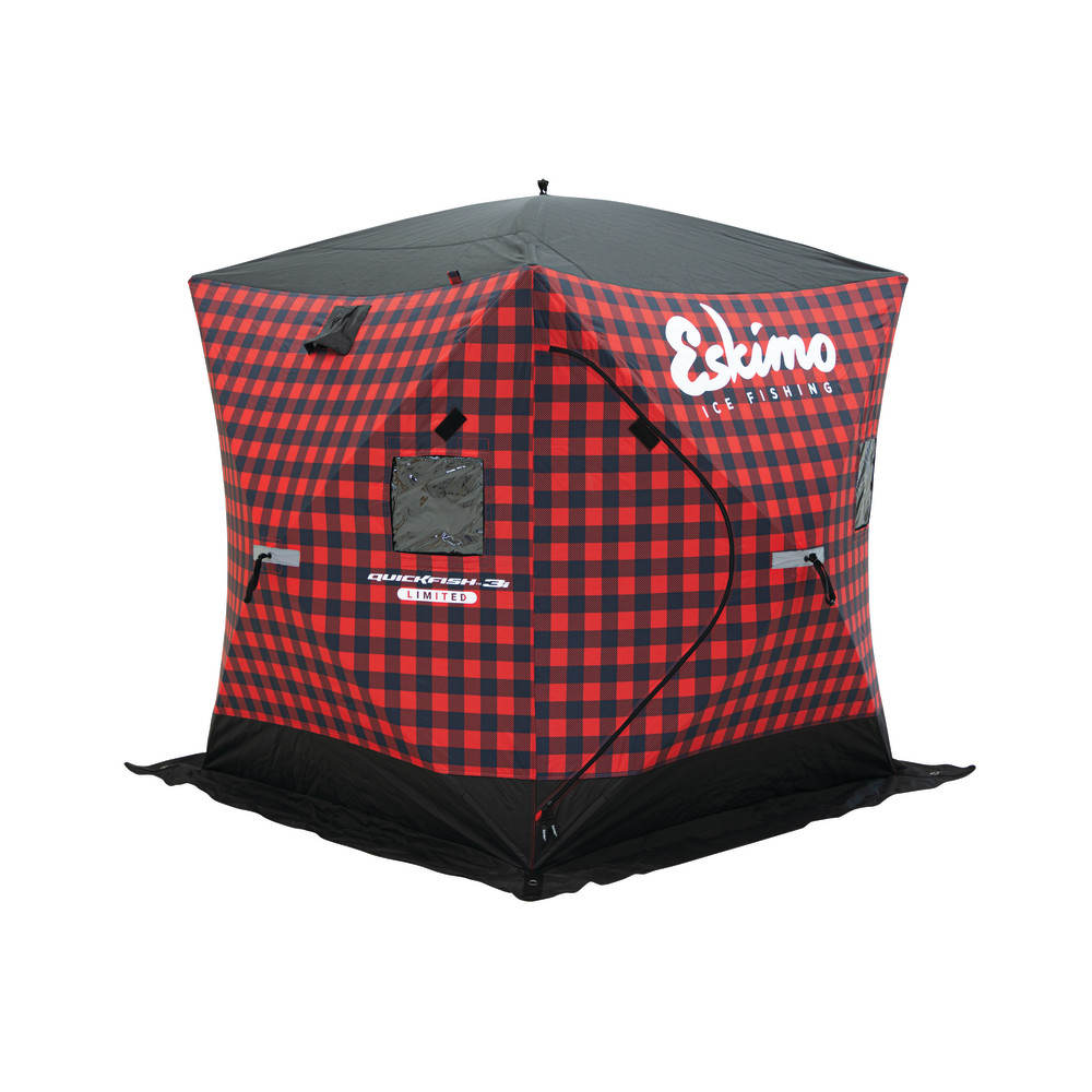 Eskimo Quickfish 3i Plaid Limited Ice Fishing House Portable - Ascmtools