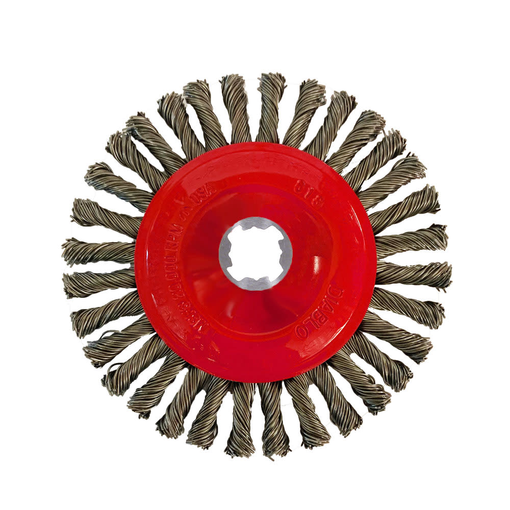 Diablo Tools 4 in. X-LOCK Carbon Steel Stringer Bead Twist Wheel - Ascmtools
