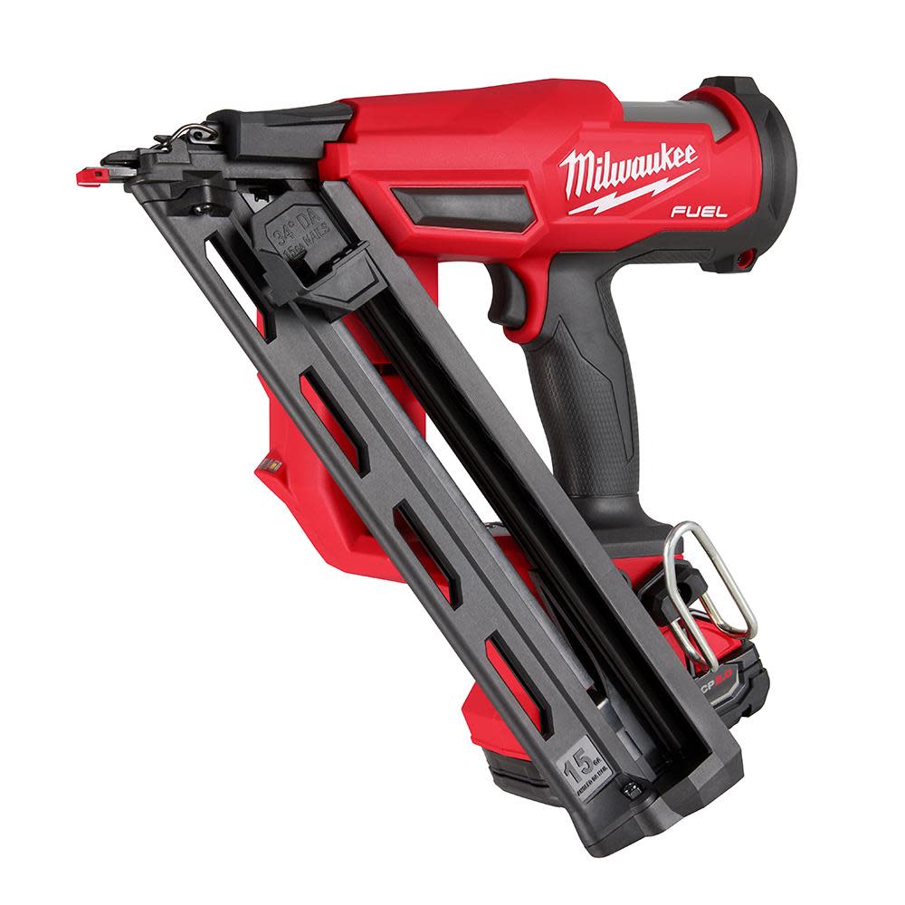 Milwaukee M18 FUEL 15 Gauge Finish Nailer Kit - Ascmtools