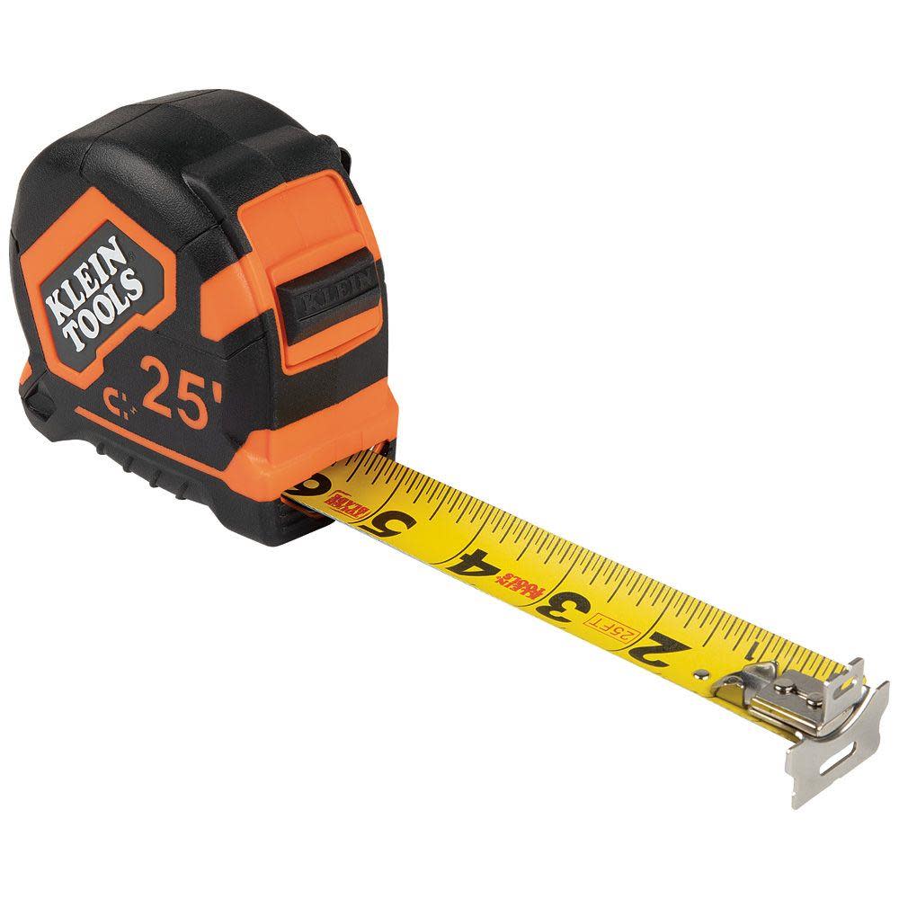 Klein Tools 25′ Double Hook Tape Measure - Ascmtools