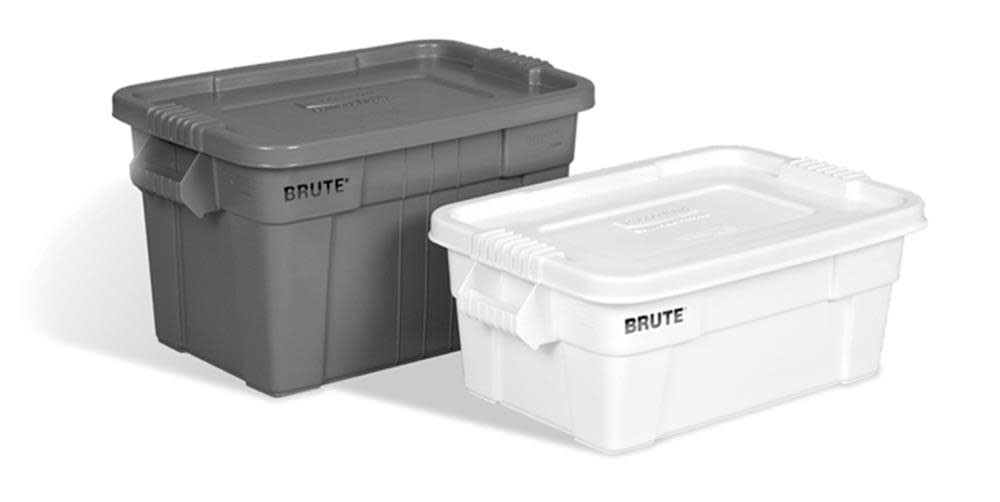 Rubbermaid 20 gal BRUTE Tote with Lid - Ascmtools