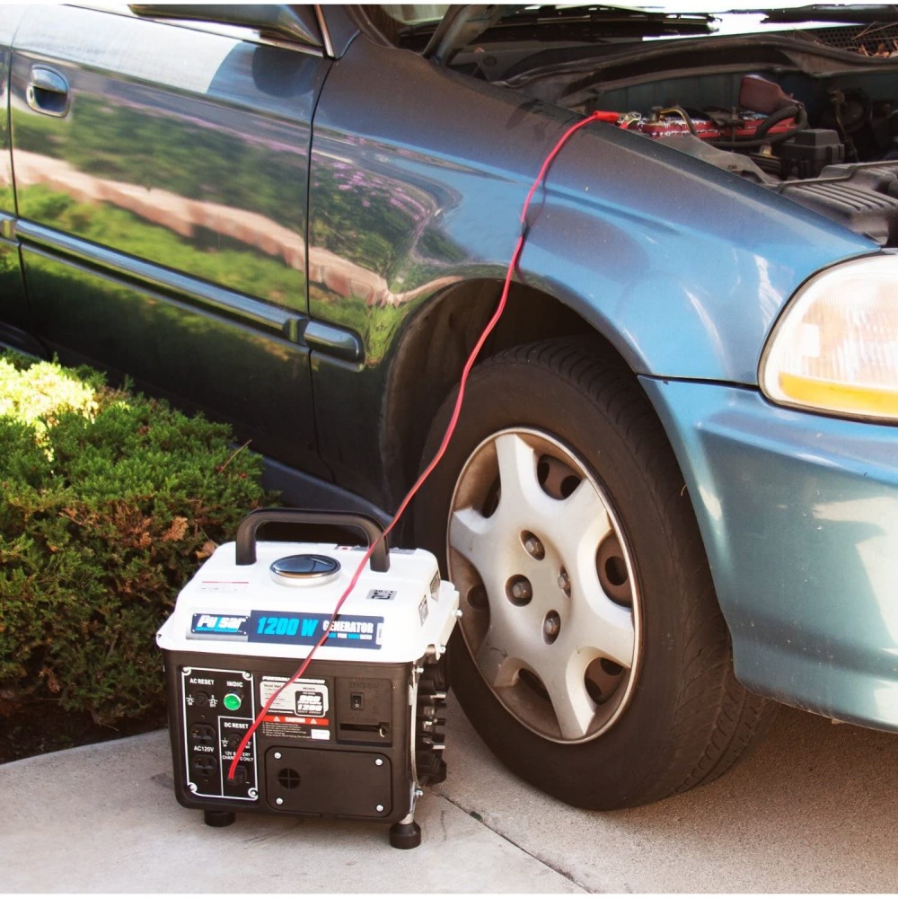 Pulsar Products Generator 120V 1200W 72cc 2 Stroke Gas/Oil Portable - Ascmtools
