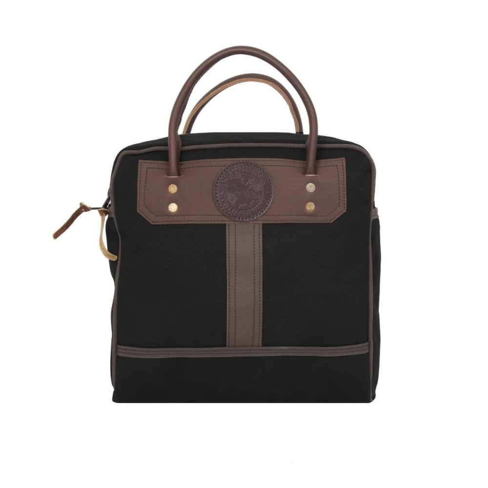 Duluth Pack 17 Liters Capacity Black Zip Top Tote - Ascmtools