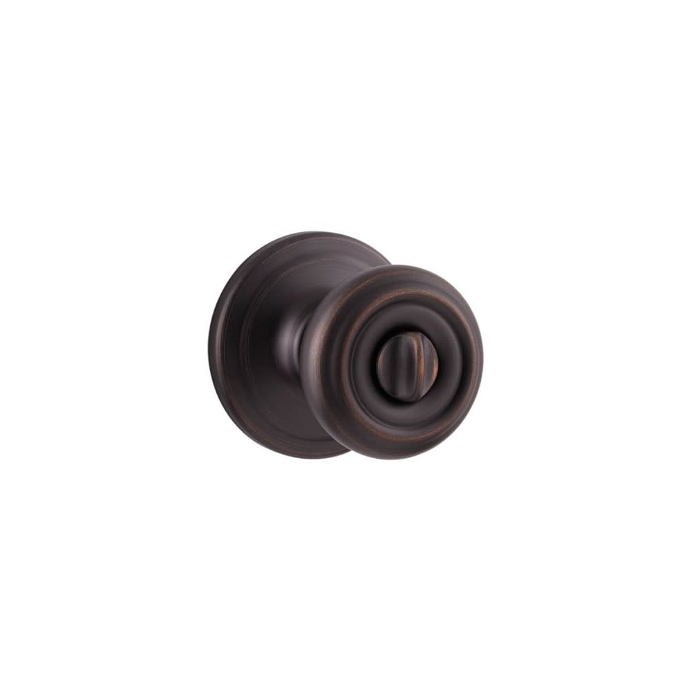 Kwikset Venetian Bronze Bed/Bath Cameron Privacy Door Knob - Ascmtools