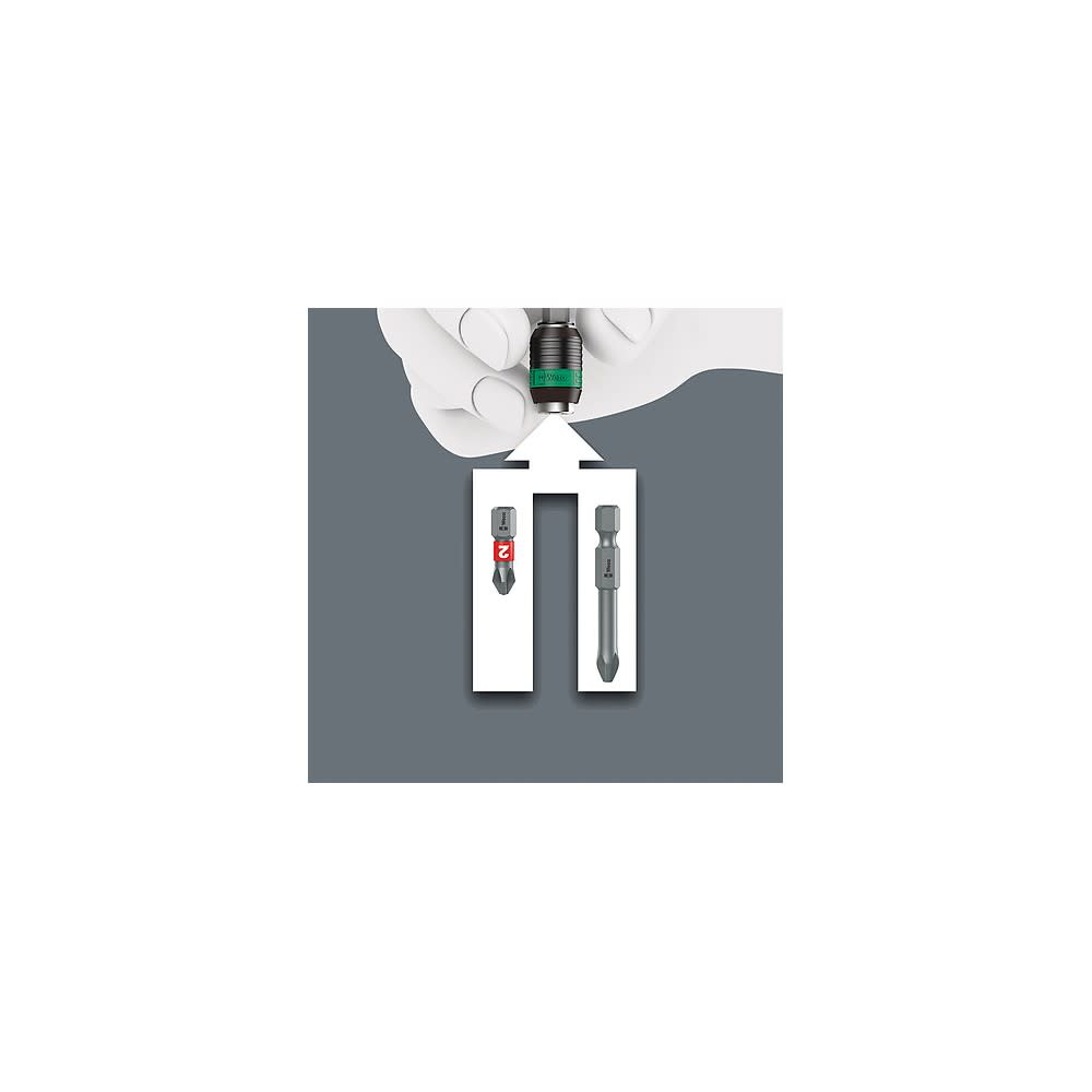 Wera Tools 816 R Bitholding Screwdriver with Rapidaptor Chuck - Ascmtools