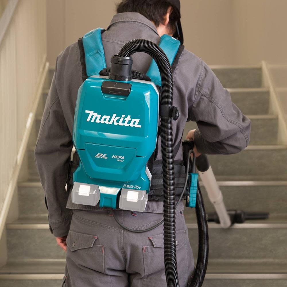 Makita 18V X2 LXT 36V 1/2 Gallon HEPA Backpack Dry Vacuum Bare Tool - Ascmtools