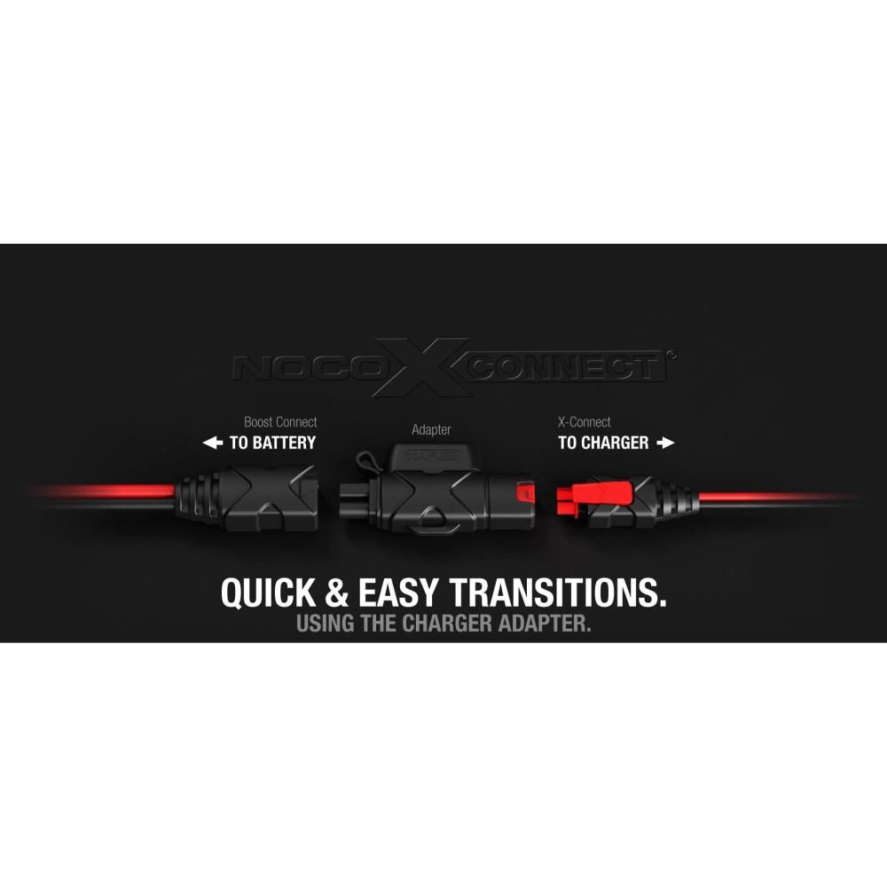 Noco Heavy Duty Boost Battery Eyelet Cable with X Connect Adapter - Ascmtools