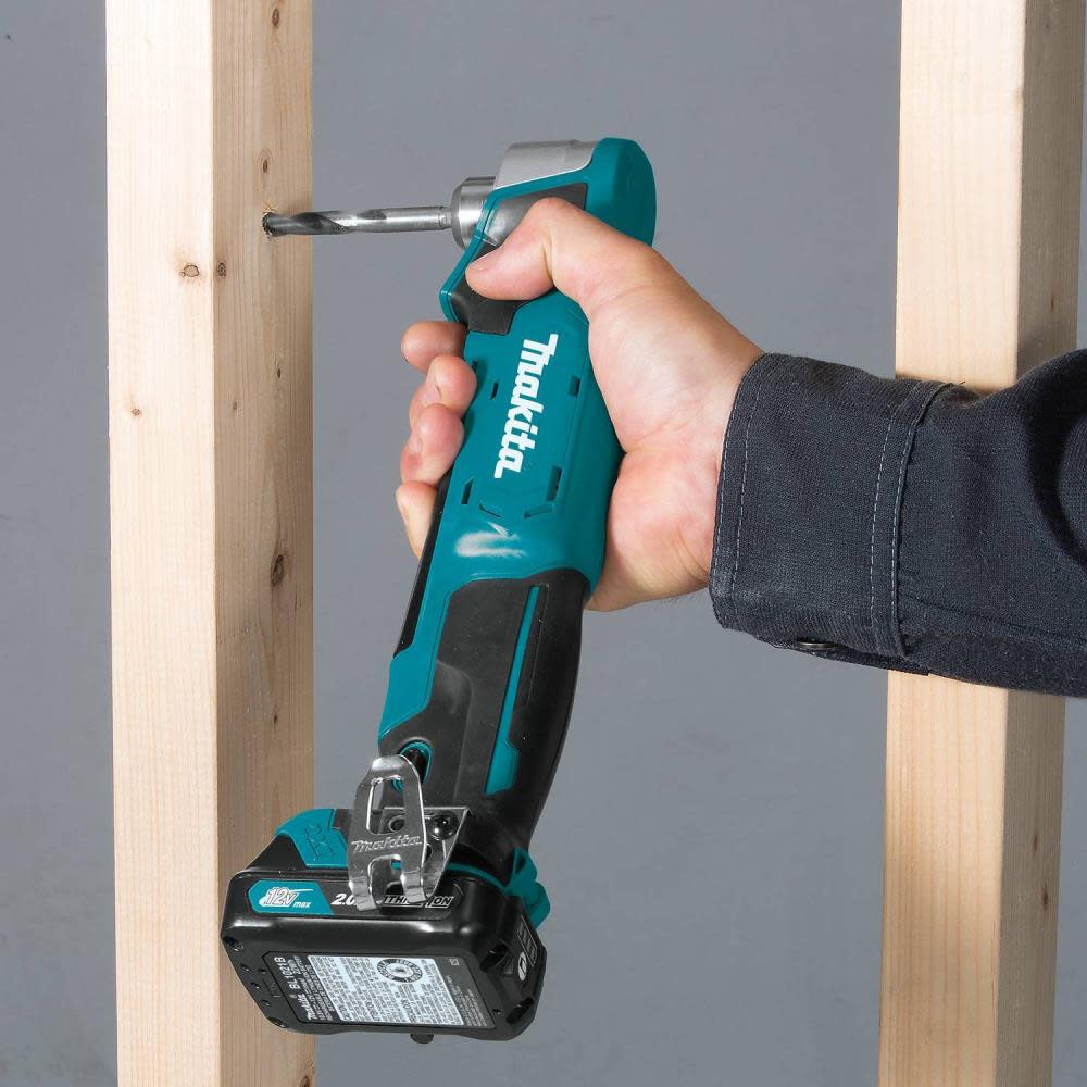 Makita 12V Max CXT Lithium-Ion Cordless 3/8 In. Right Angle Drill Kit (2.0Ah) - Ascmtools