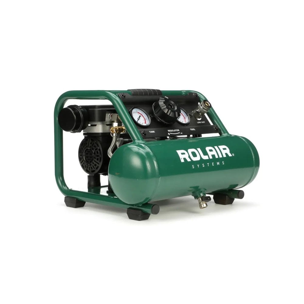 Rolair .5 HP Ultra Quiet Portable Air Compressor - Ascmtools