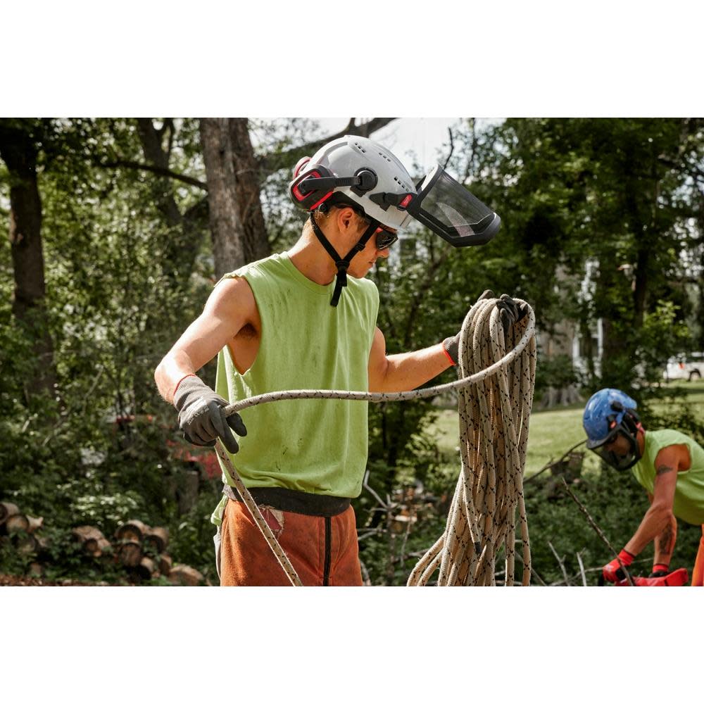 Milwaukee BOLT Full Face Shield Metal Mesh Compatible with Safety Helmet No Brim - Ascmtools