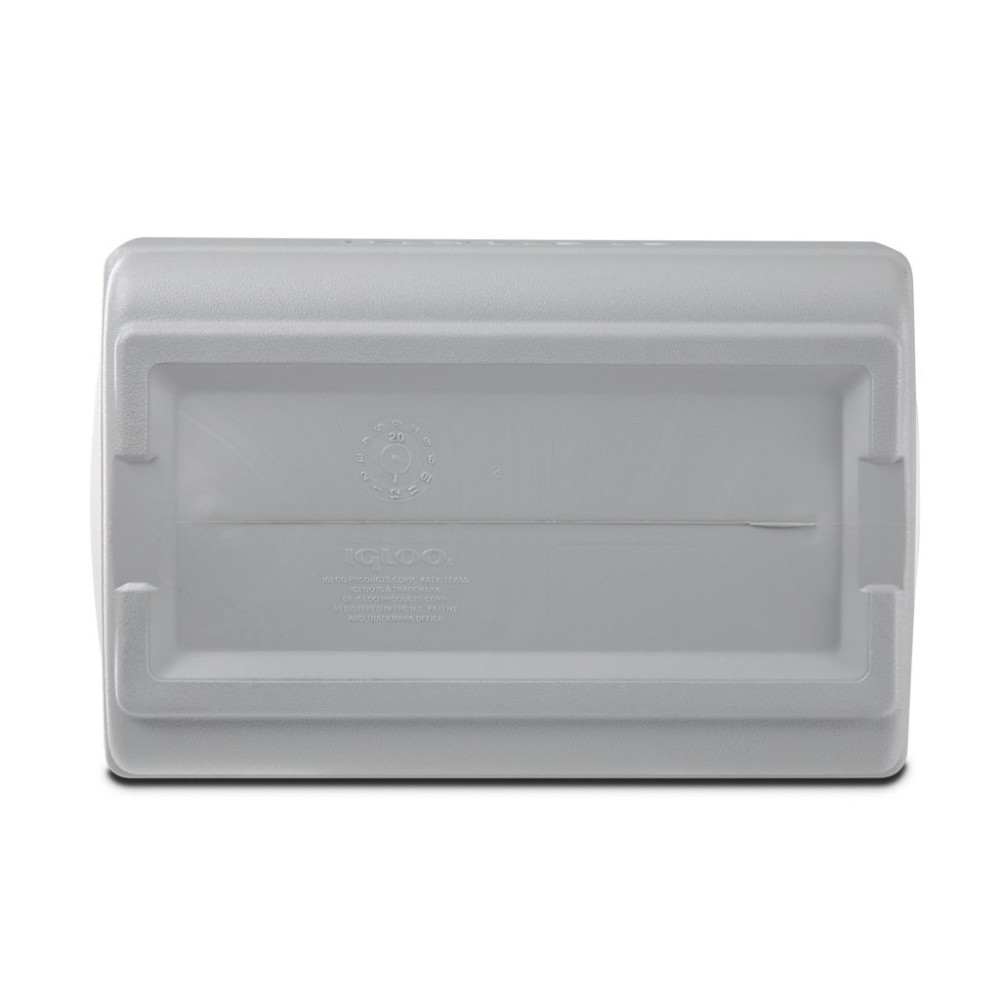Igloo Maxcold Playmate Elite Hard Cooler Ash Gray/Aegean Sea 16qt - Ascmtools