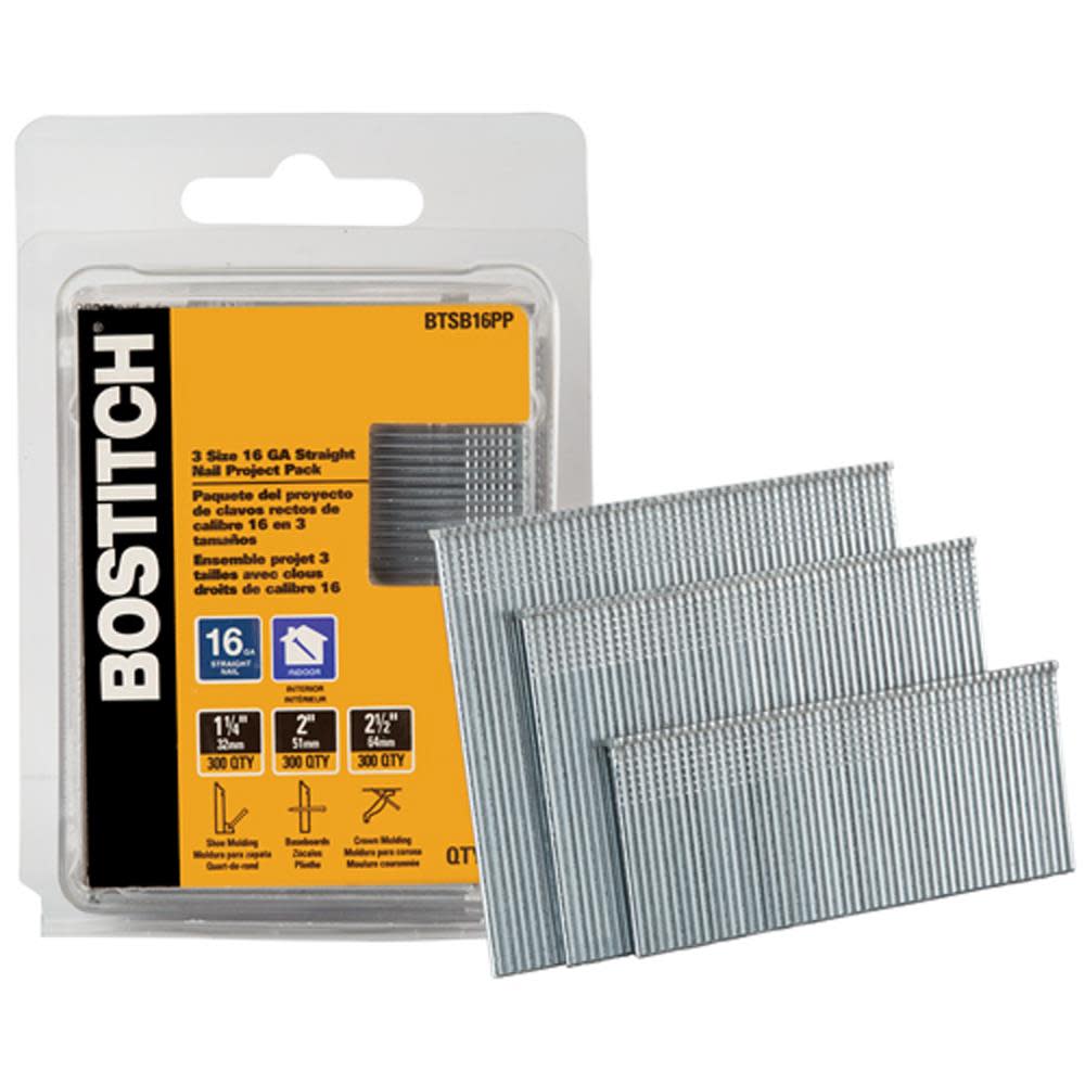 Bostitch 16-Gauge Straight Finishing Nail - Ascmtools