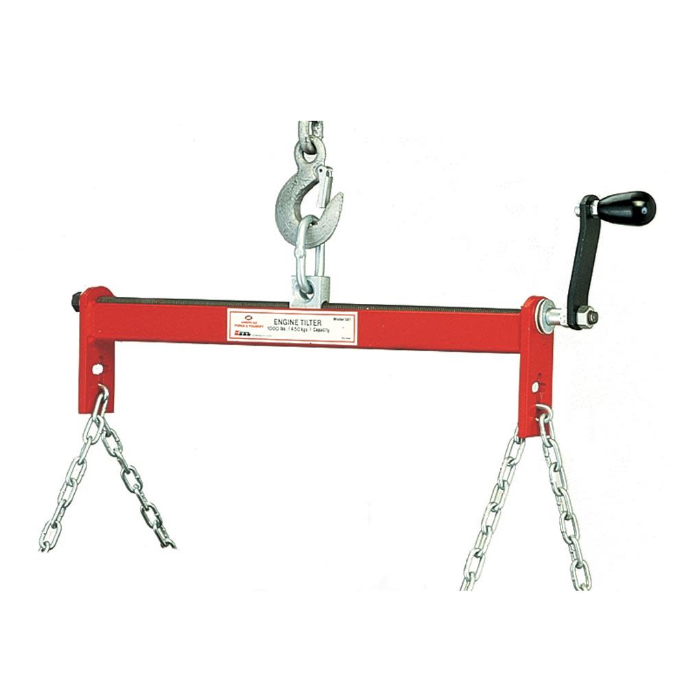 American Forge Steel Engine Tilter Accessory for Engine Crane 1 Ton - Ascmtools