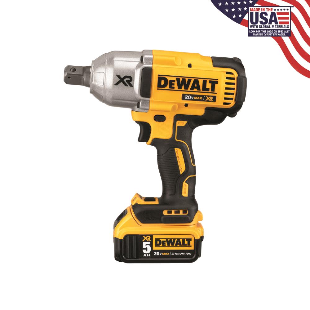 DEWALT 20V MAX Brushless 3/4in Drive Cordless Impact Wrench Kit - Ascmtools