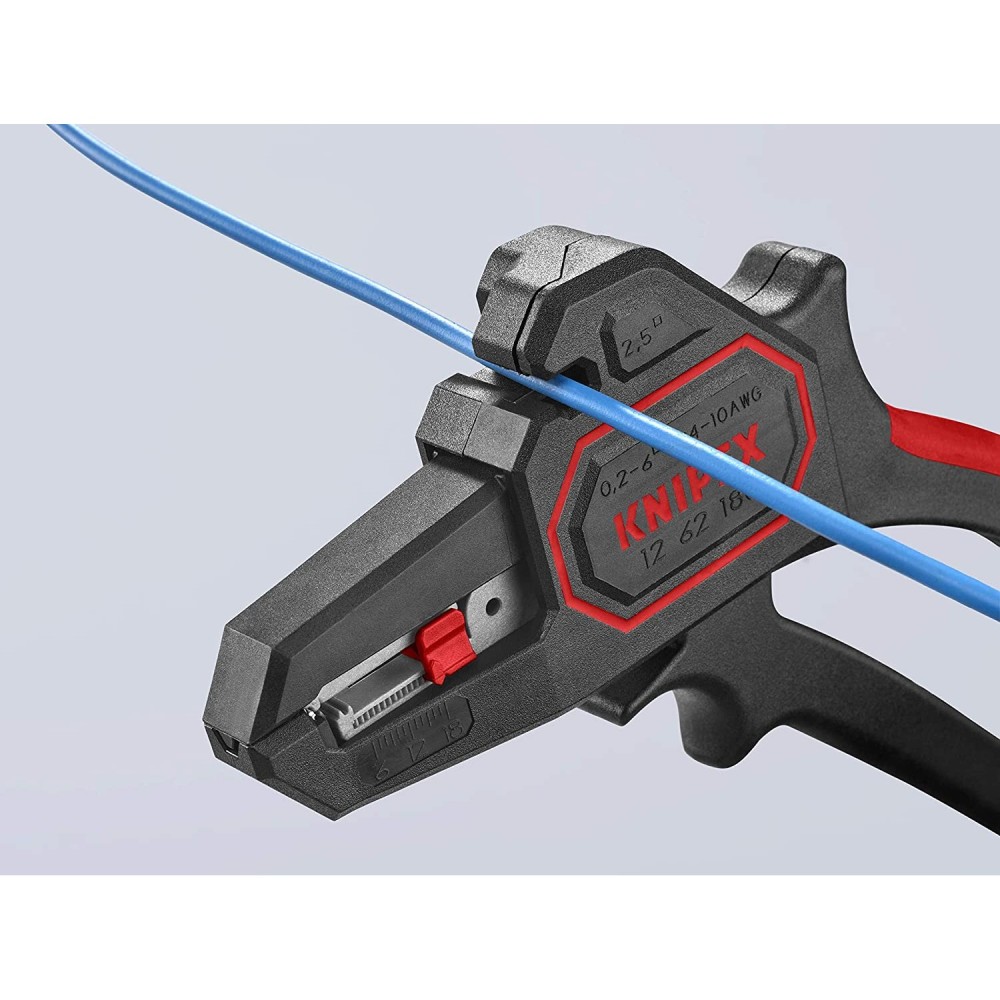 Knipex Insulation Stripper Automatic 180mm 10 to 24 AWG - Ascmtools
