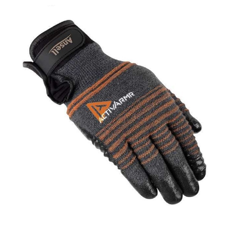 Ansell Protective Products ActivArmr X-Large Black Foam Nitrile Cut Resistant Gloves - Ascmtools