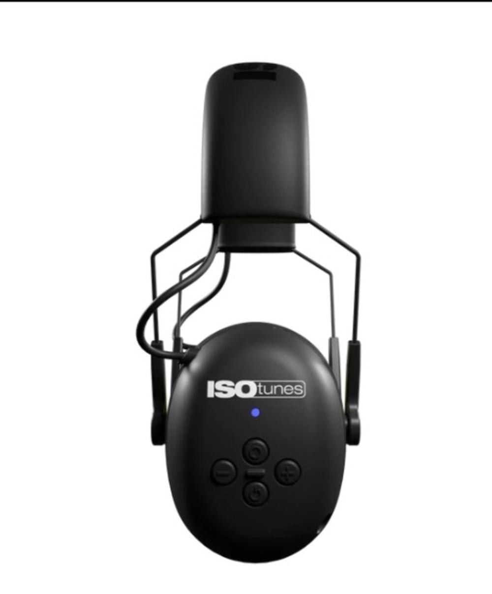 ISOtunes AIR DEFENDER Earmuff Bluetooth Black/Safety Green - Ascmtools