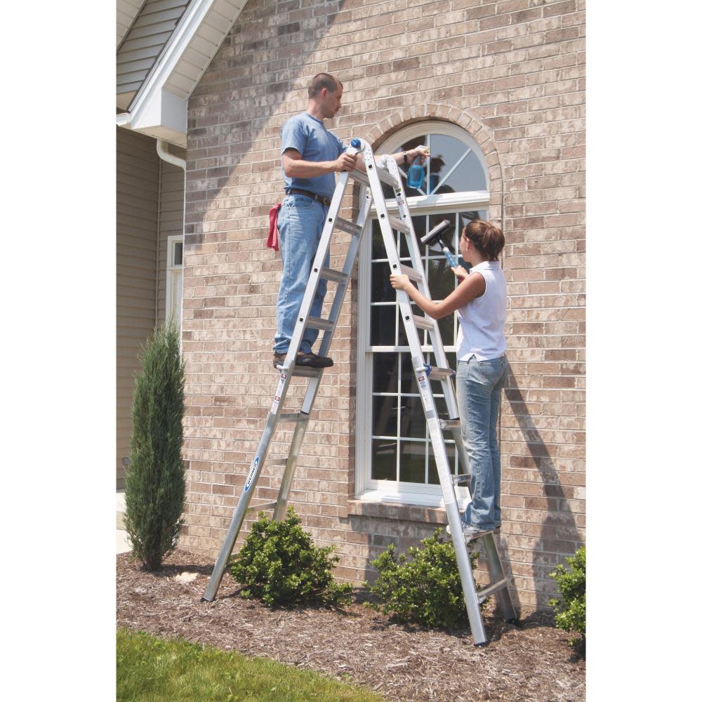 Werner 22 Ft. Reach Height Type IA Aluminum Multi-Position Ladder - Ascmtools