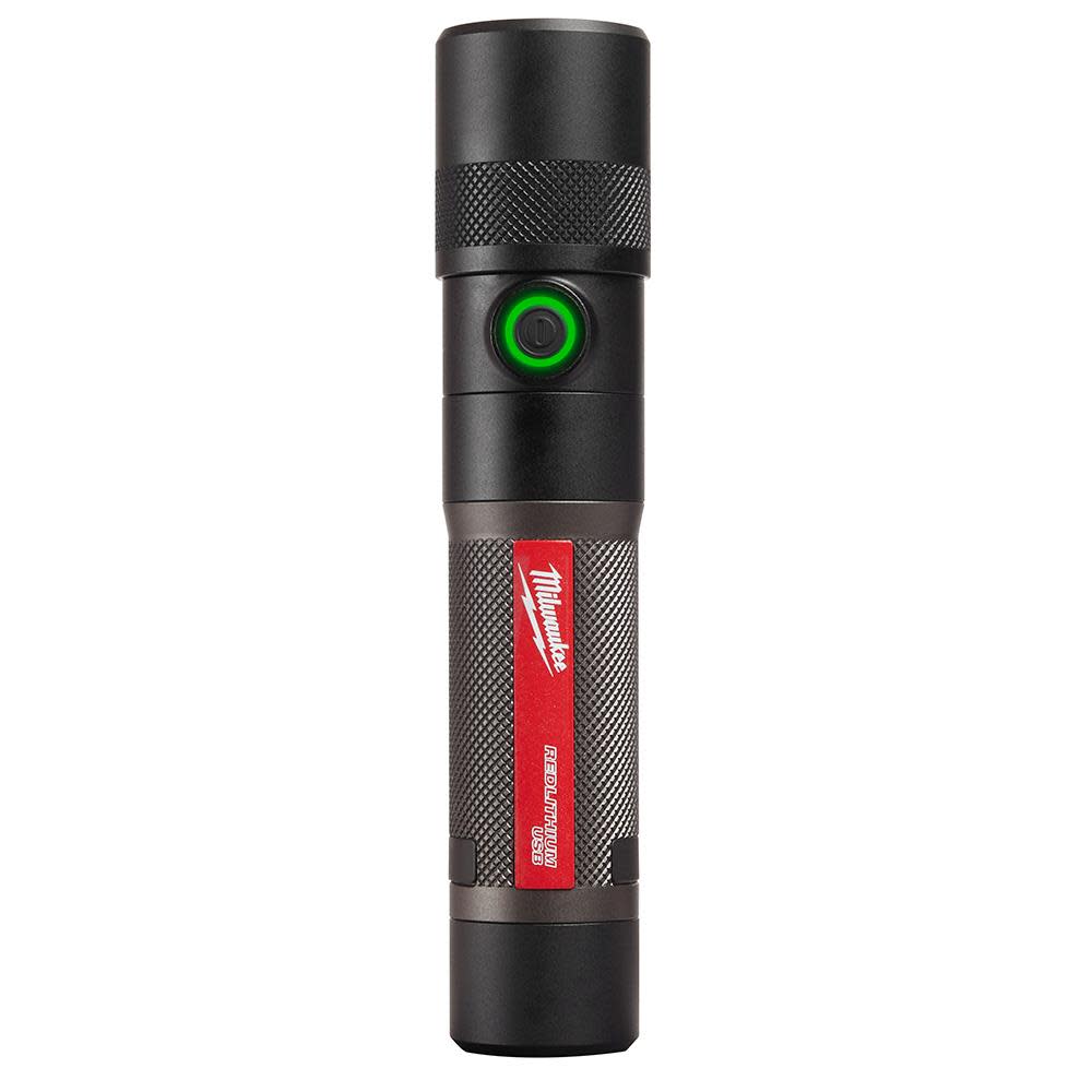 Milwaukee USB Rechargeable Twist Focus Flashlight Kit Bundle - Ascmtools