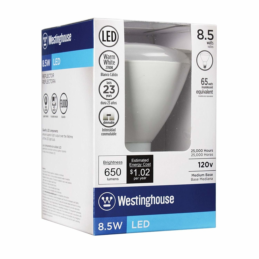 Westinghouse Dimmable Reflector LED is a high-performance 8.5-Watt light bulb (8.5R30/LED/DIM/27) - Ascmtools