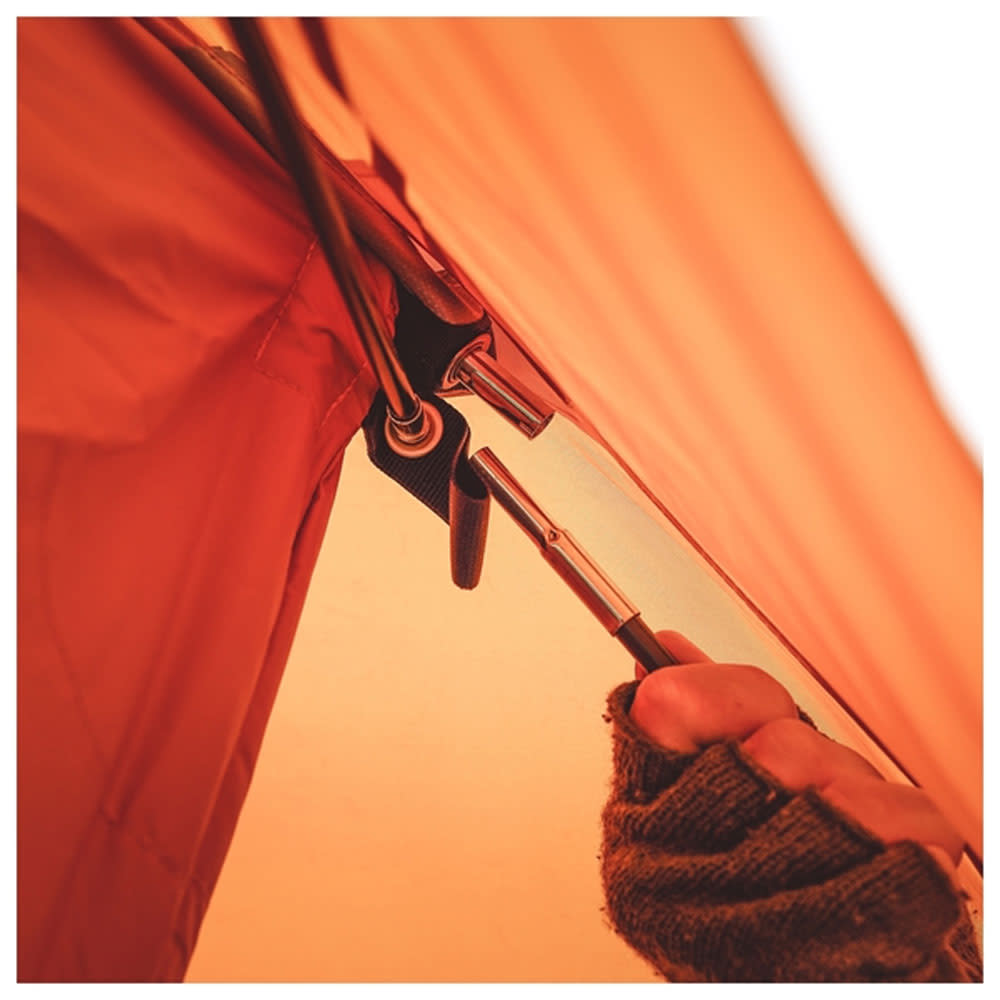 Gazelle T4 Pop-Up 4 Person Camping Tent Sunset Orange - Ascmtools