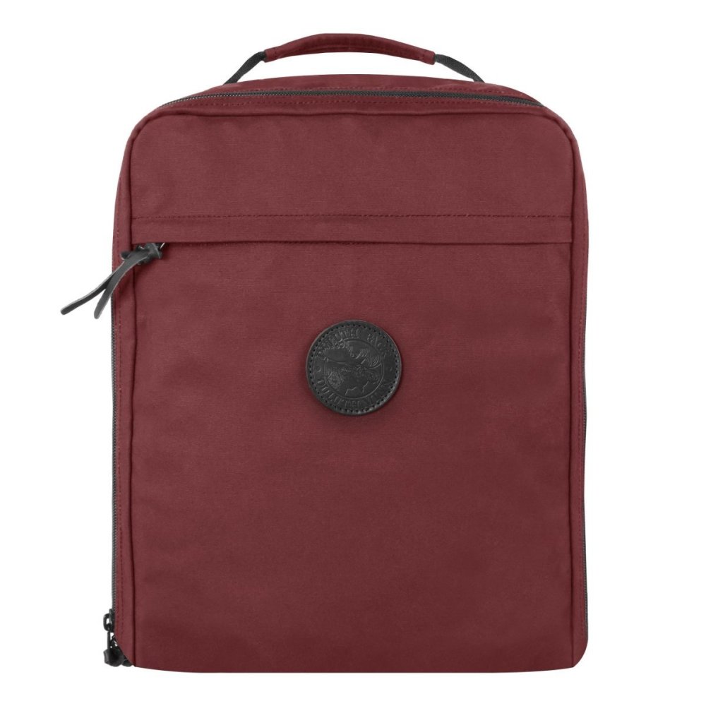 Duluth Pack 39 Liter Capacity Burgundy Duffel Pack Jet-Setter - Ascmtools