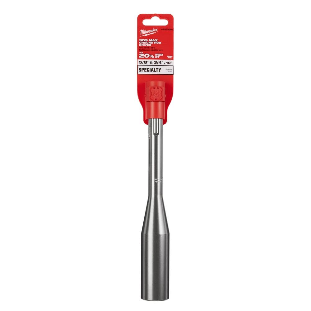 Milwaukee SDS-Max 9-3/4 in. Demolition Ground Rod - Ascmtools