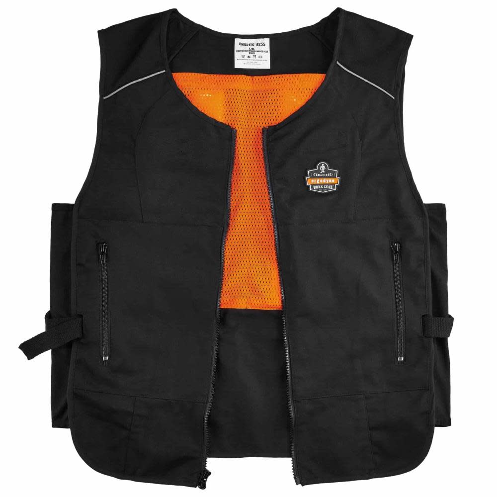 Ergodyne Chill Its 6255 Cooling Vest Black S/M - Ascmtools