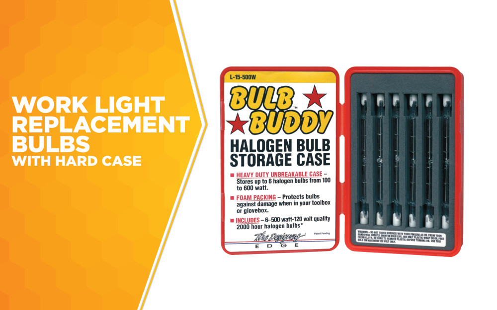 Southwire L15 Six 500 Watt Halogen Bulbs with Bulb Buddy Protective Case - Ascmtools