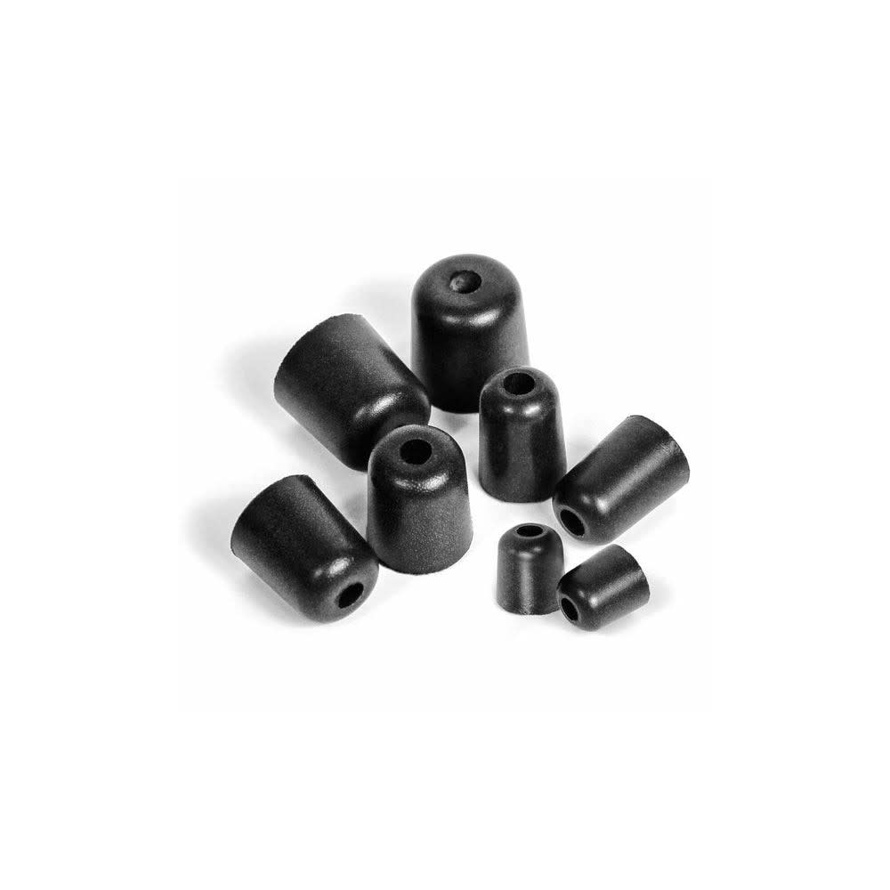 ISOtunes Trilogy Black Core Tall Foam Ear Tips Medium 5 Pairs - Ascmtools