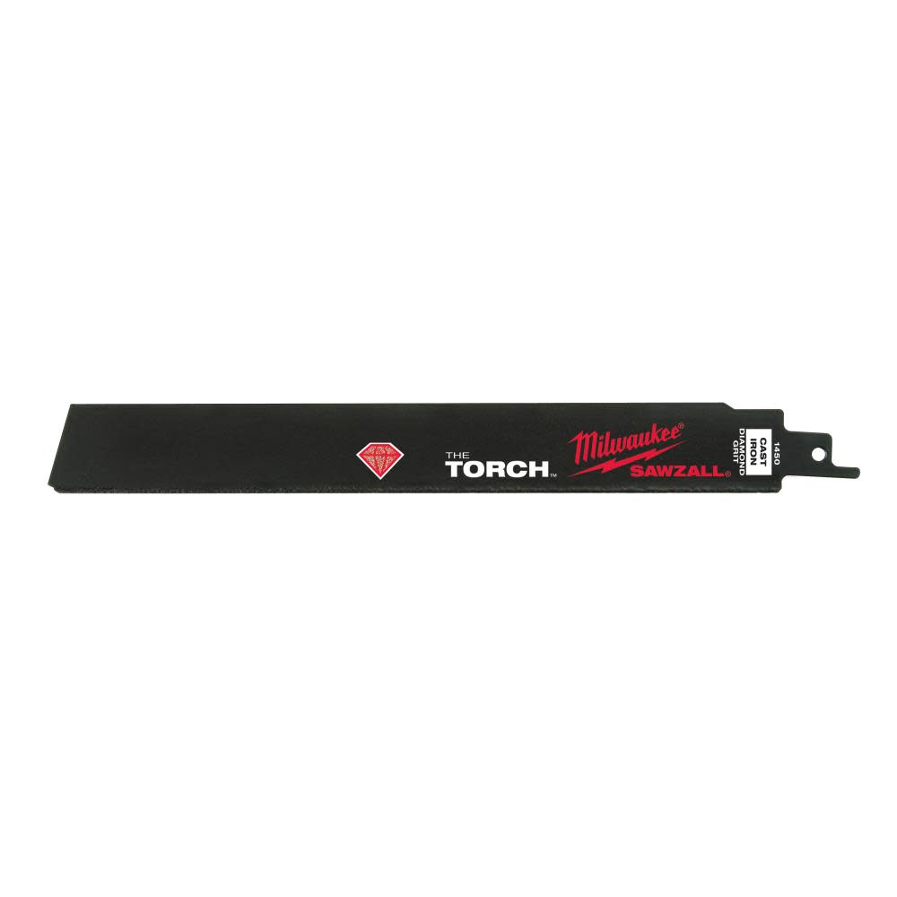 Milwaukee 9 in. Diamond Grit the Torch SAWZALL Blade - Ascmtools
