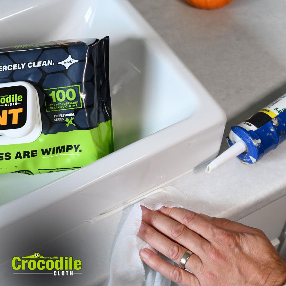 Crocodile Cloth Oversized Paint Cleaning Cloths 1 Pack/100 Cloths - Ascmtools