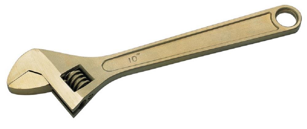 CS Unitec Non Sparking 10″ Adjustable Wrench - Ascmtools