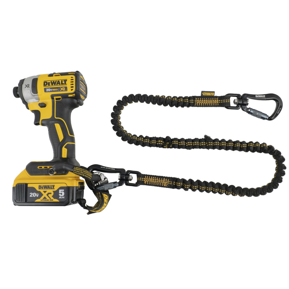DEWALT Power Tool Lanyard Dual Carabiner 75″ 15 lb Capacity - Ascmtools