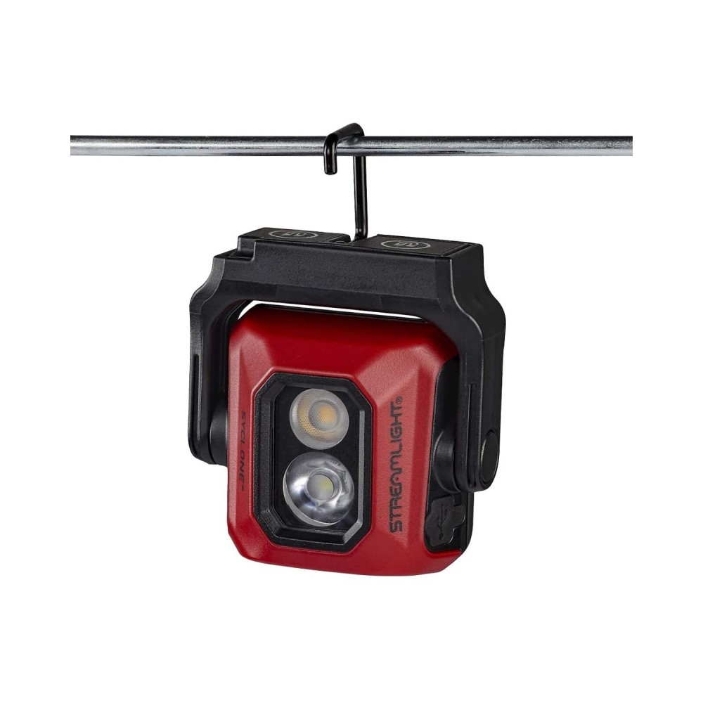 Streamlight Syclone Red Ultra-Compact Rechargeable Work Light - Ascmtools