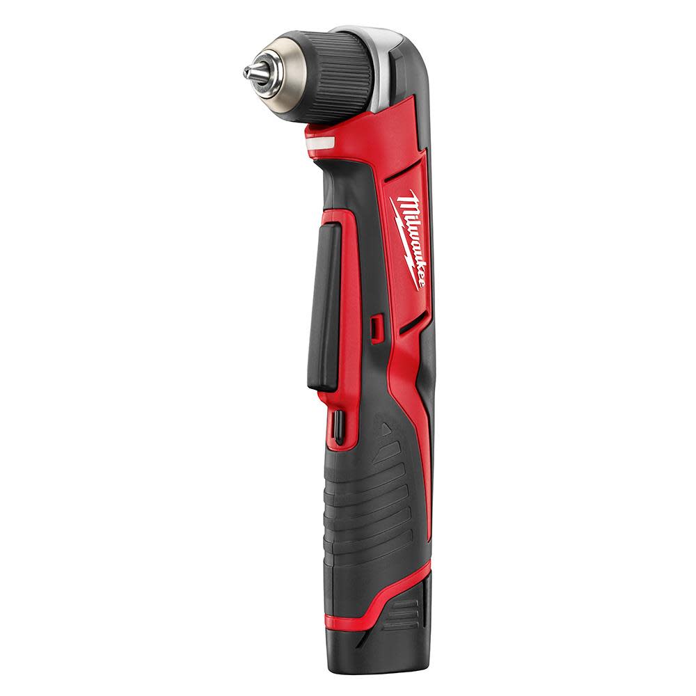 Milwaukee M12 Cordless Lithium-Ion 3/8 In. Right Angle Drill Driver Kit - Ascmtools
