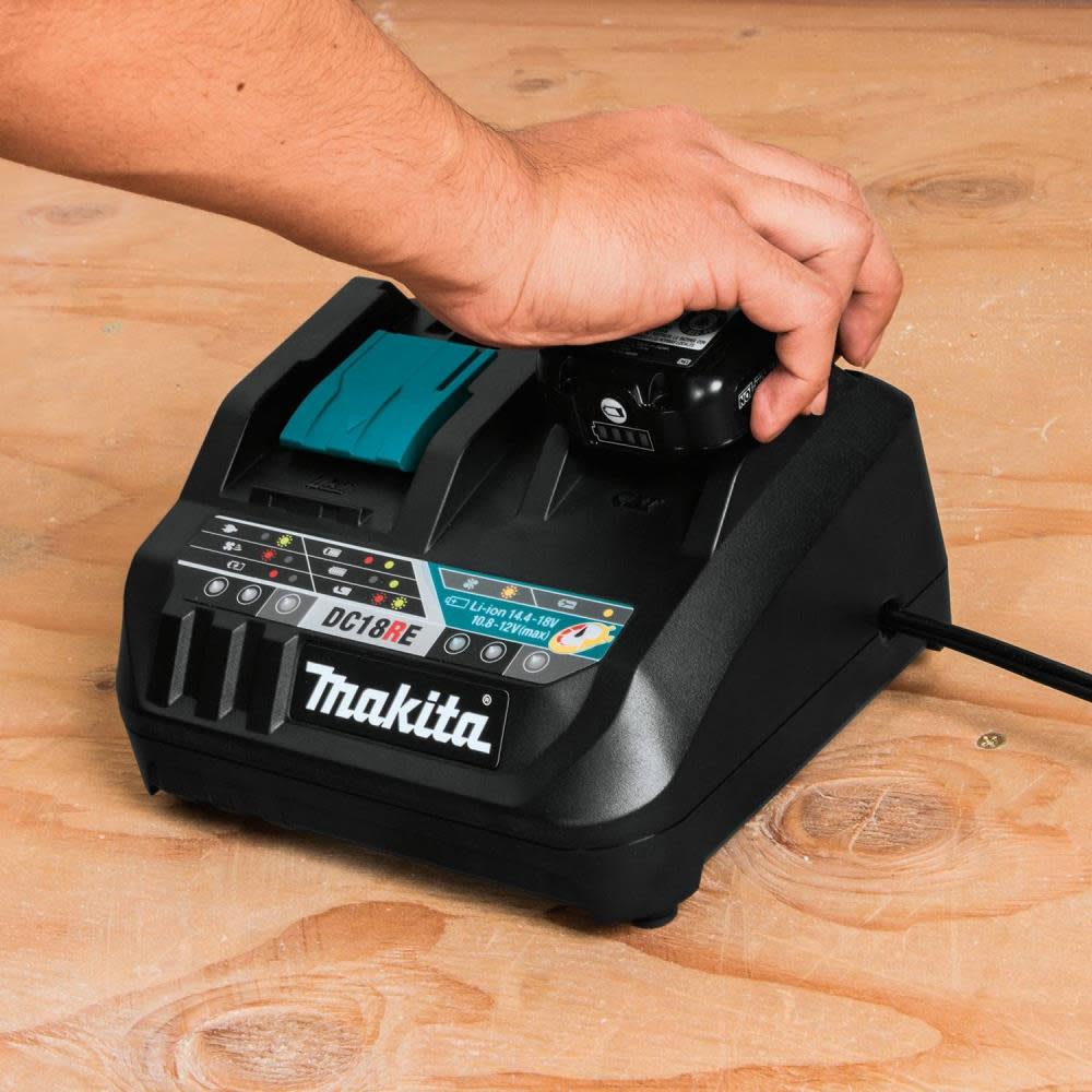 Makita 18V LXT / 12V Max CXT Lithium-Ion Rapid Optimum Charger - Ascmtools