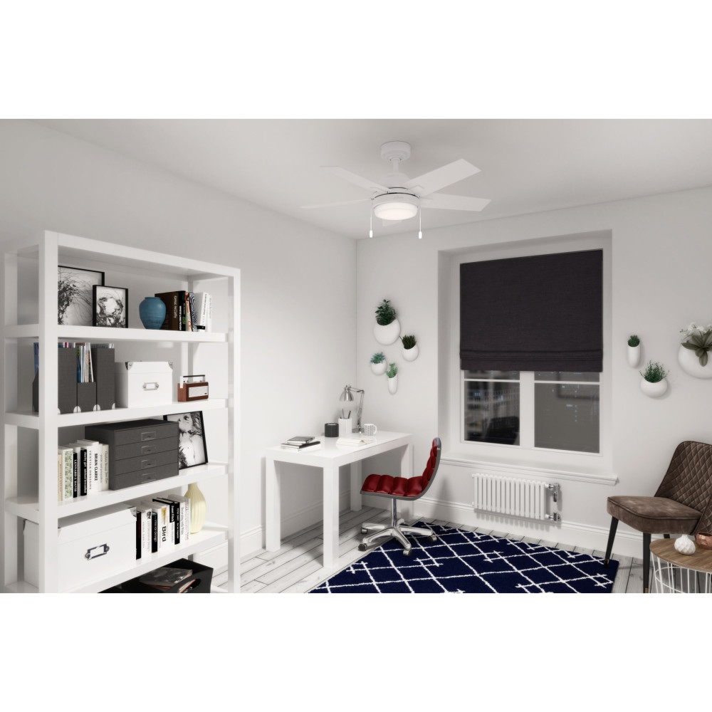 Hunter Fan Barlett Ceiling Fan 44″ Fresh White Fresh White - Ascmtools