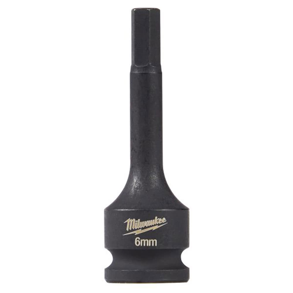 Milwaukee Shockwave Lineman’s 3/8″ Drive 6mm Hex Bit Socket - Ascmtools