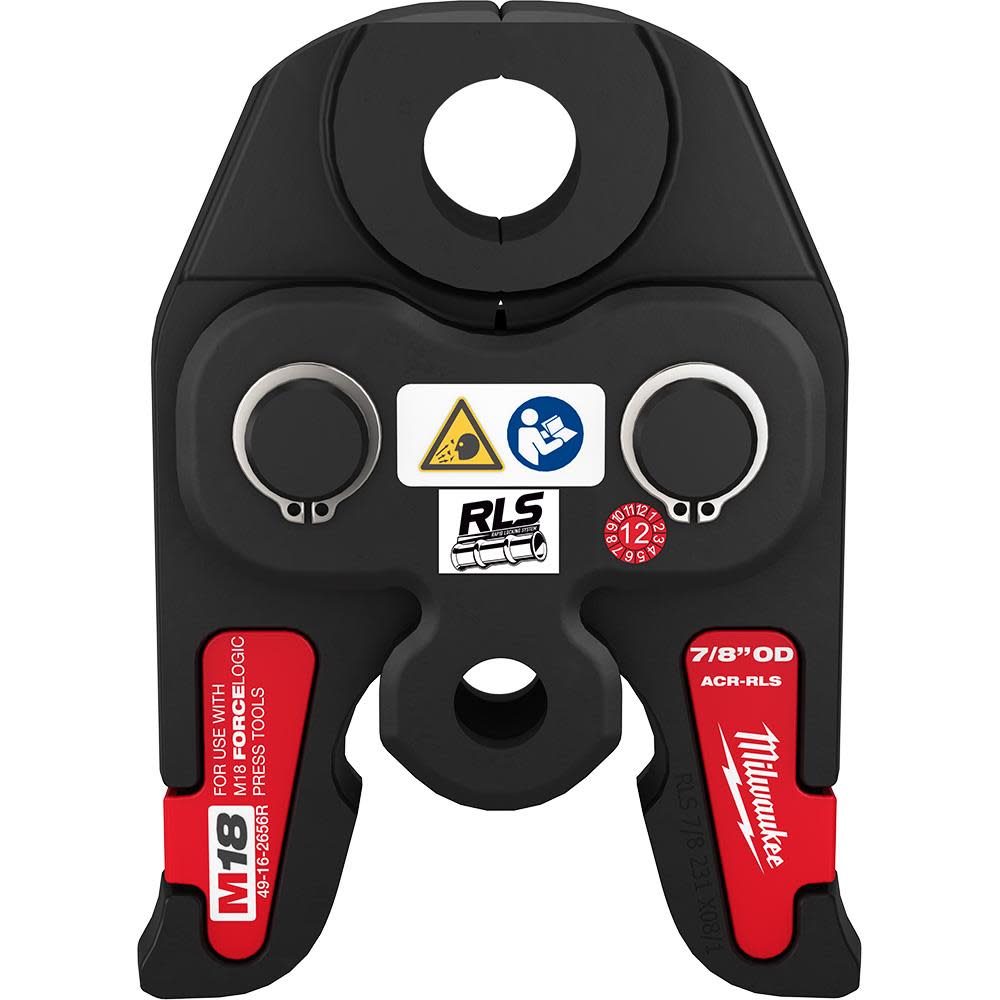 Milwaukee 7/8 RLS ACR Press Jaw for M18 FORCE LOGIC Press Tools - Ascmtools