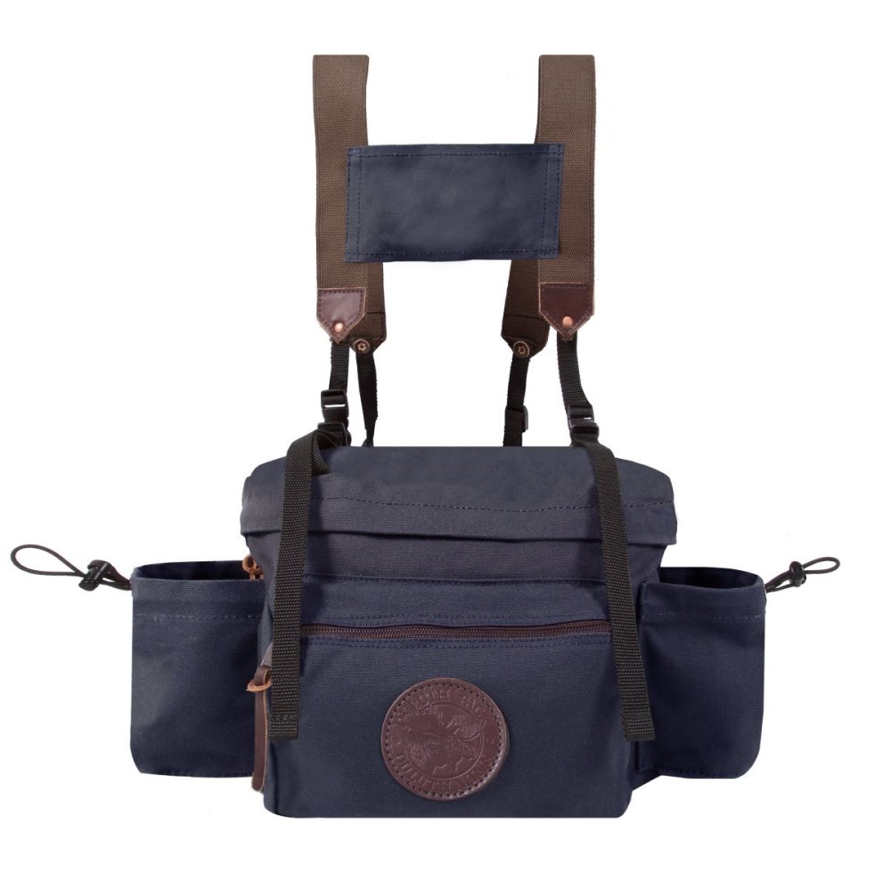 Duluth Pack 12 Liter Capacity Navy Canvas All Day Lumbar Pack - Ascmtools
