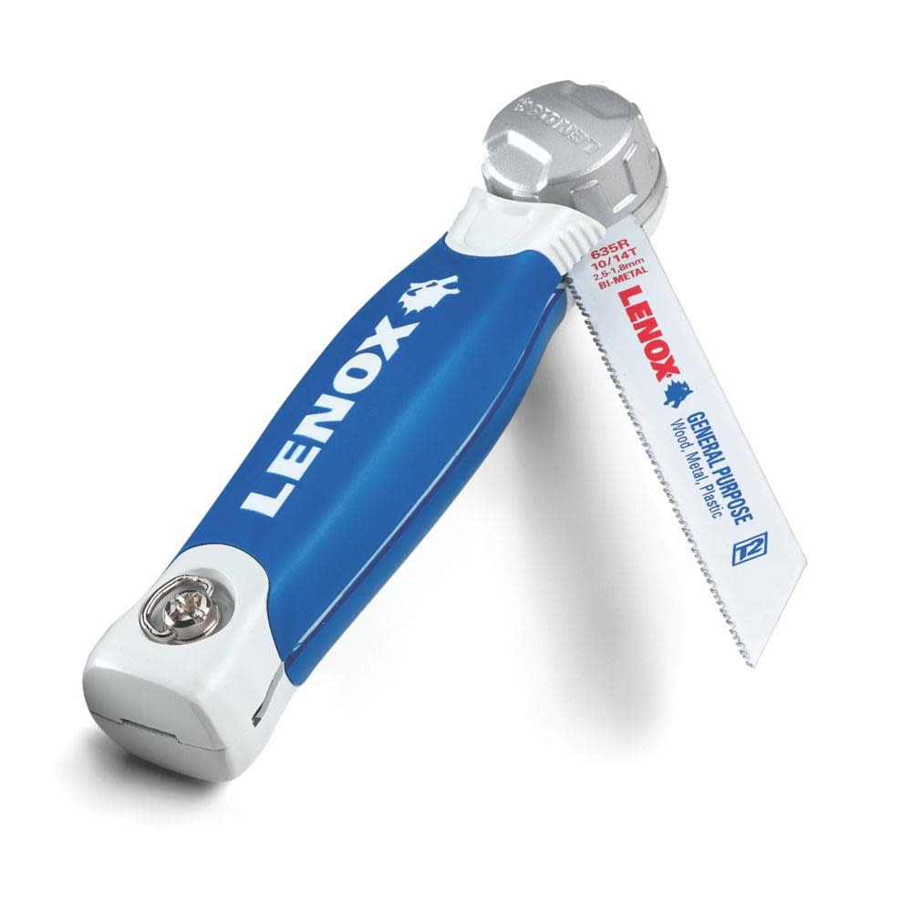 Lenox Tri-Fold Saw with Metal and Drywall Blade - Ascmtools