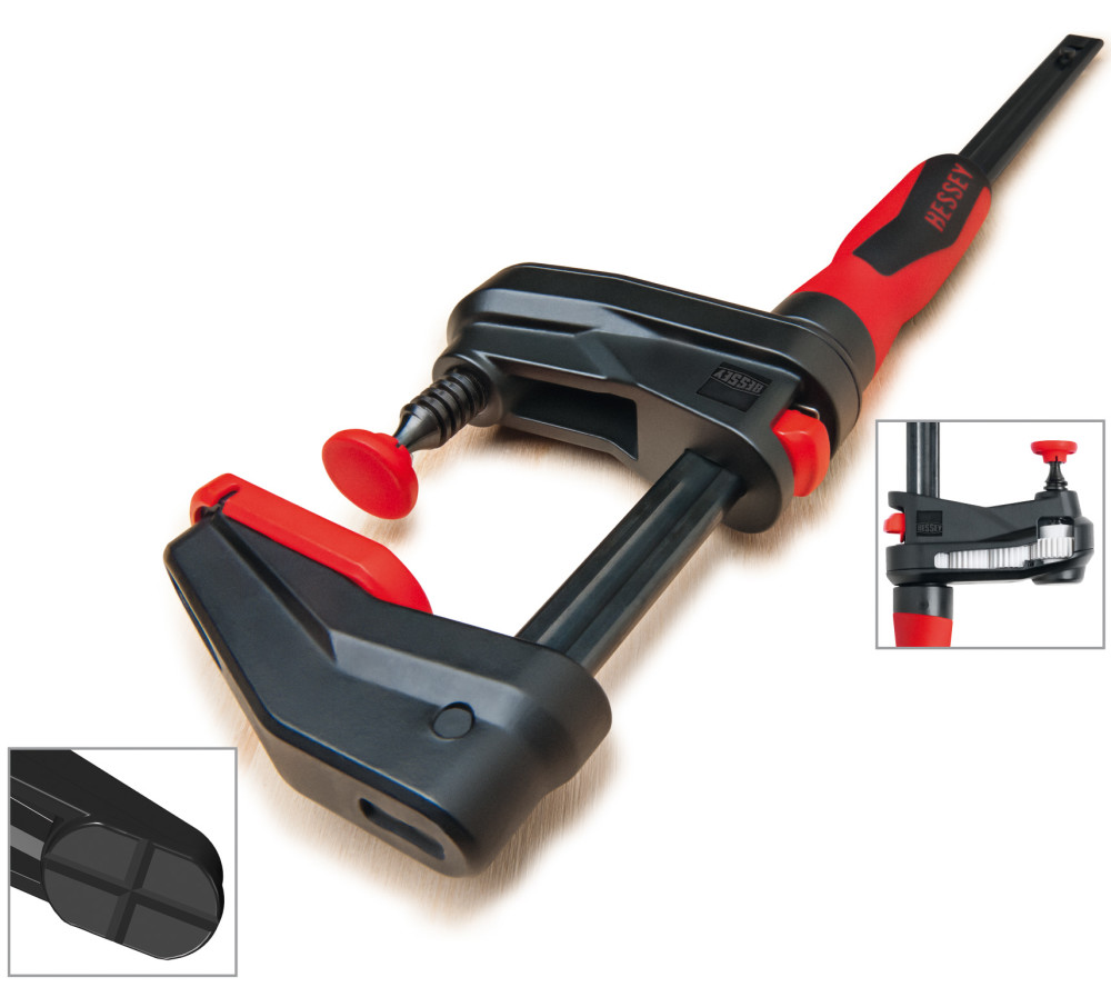 Bessey GearKlamp 18 In. Capacity 2-3/8 In. Throat 450 Lbs. Clamping Force - Ascmtools