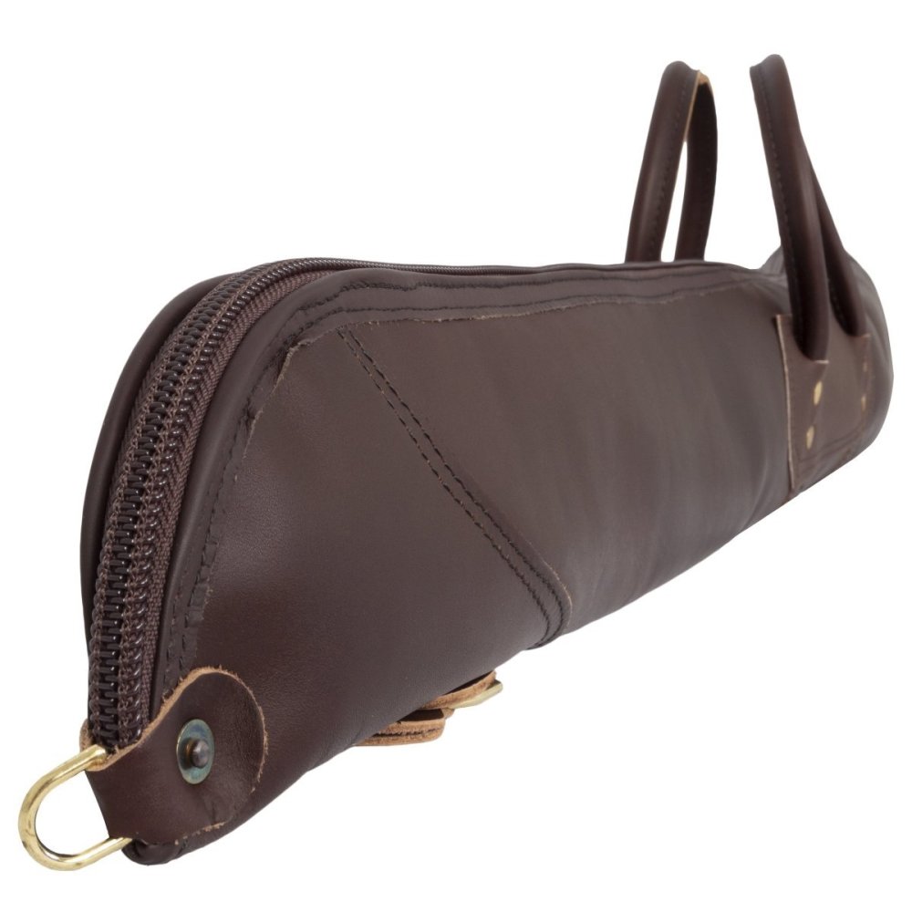 Duluth Pack 52 In. L Brown Smooth Leather Shotgun Case Without Scope - Ascmtools