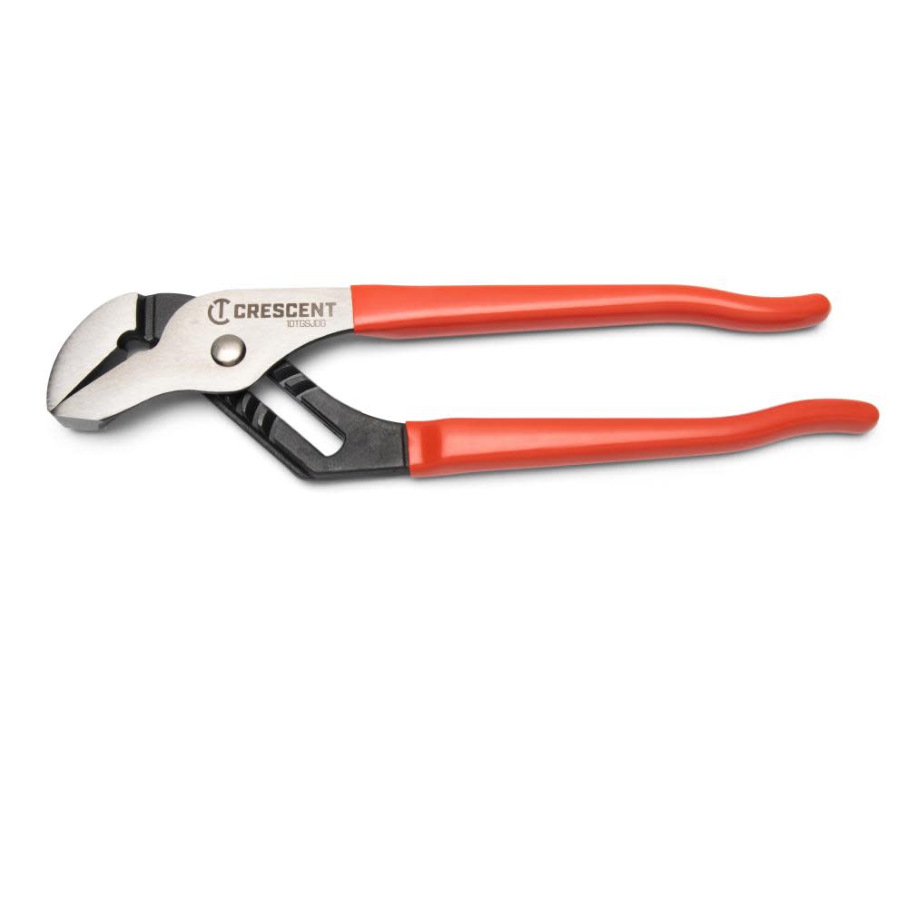 Crescent 10″ Smooth Jaw Dipped Handle Tongue & Groove Pliers - Ascmtools